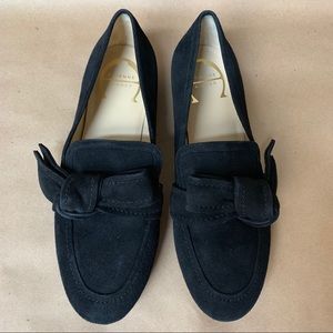 etienne aigner chiara bow loafers